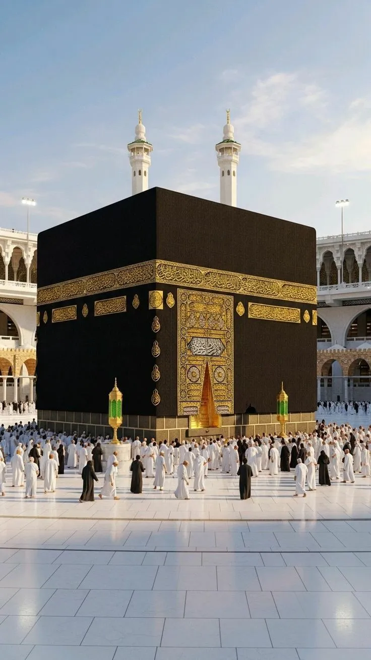 Kaaba at Masjid al-Haram in Makkah